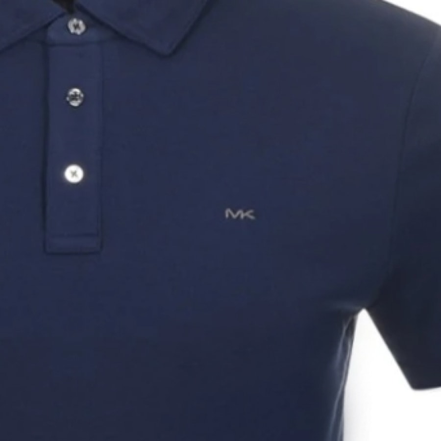 Alternative Image for ProductMichael Kors Sleek Polo T Shirt Navy3